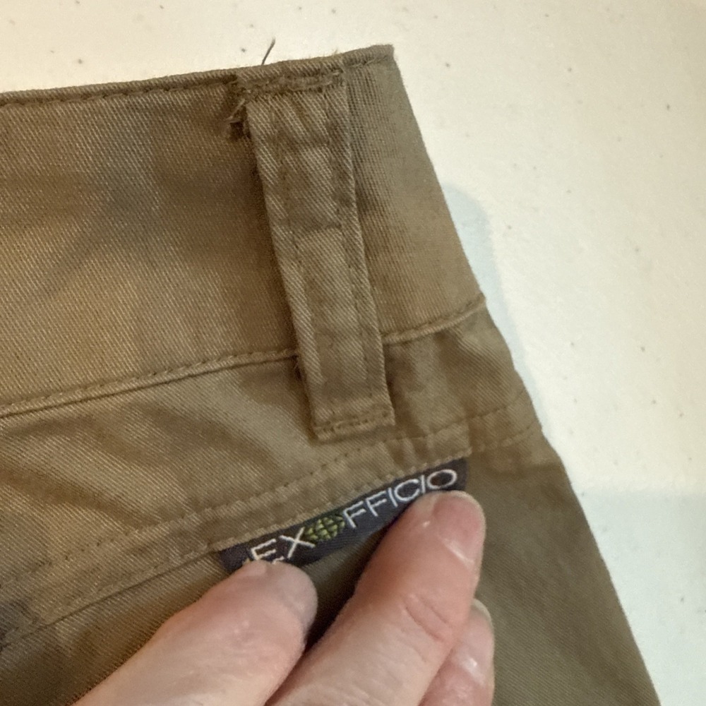 ExOfficio Pants Womens 4 Beige Insect Shield Camp Hiking Travel Bug Away - Picture 8 of 10